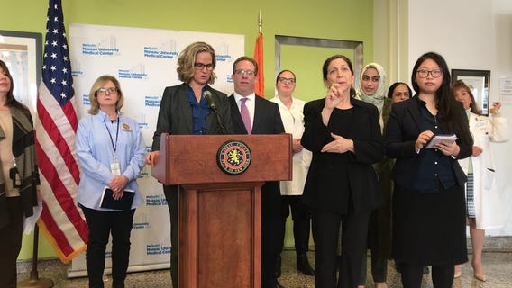 Nassau Couty Executive holds press conference on coronavirus outbreak