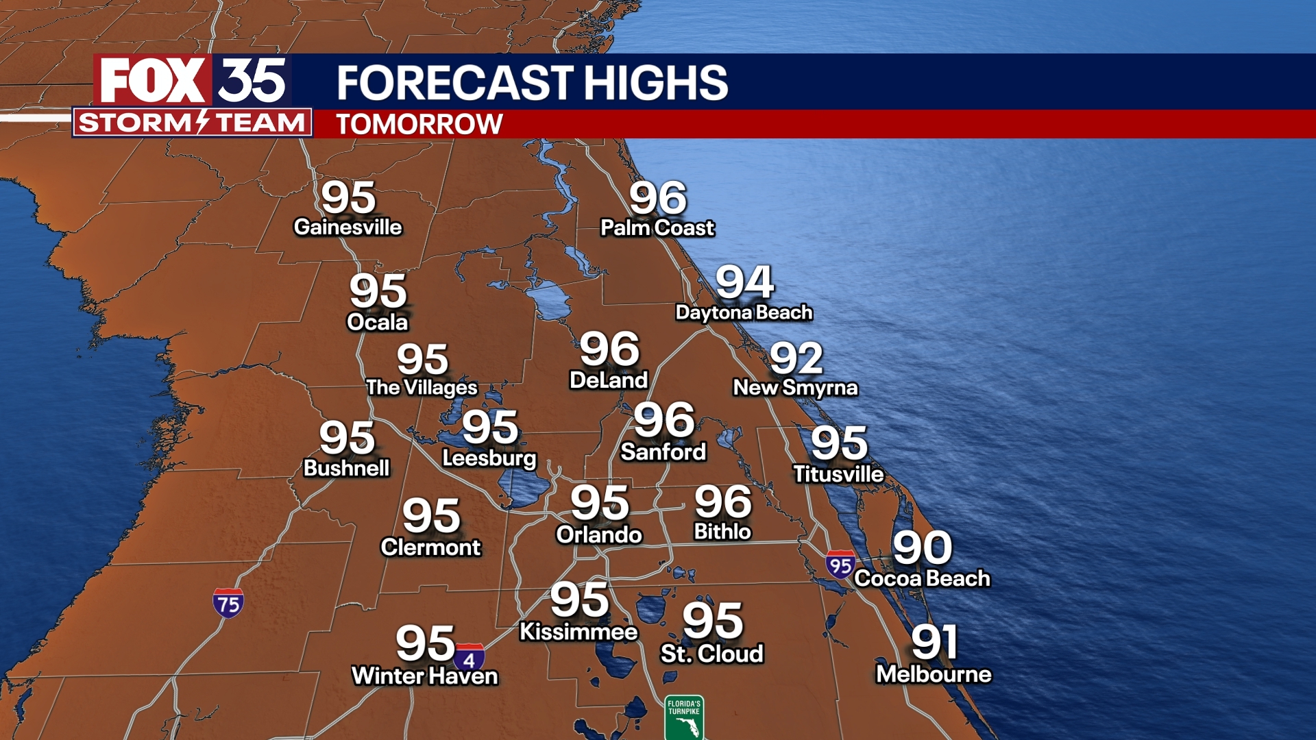 Orlando Weather Forecast PM: May 15th, 2025