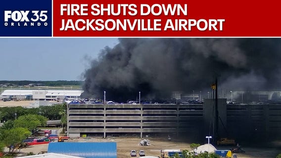Fire shuts down Jacksonville Airport