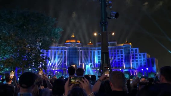 Epic Universe grand opening fireworks light up Orlando