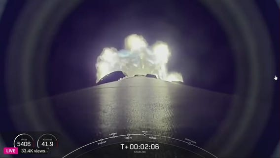 SpaceX launching Starlink satellites form Florida