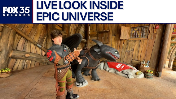 Epic Universe: Live look inside How To Train Your Dragon