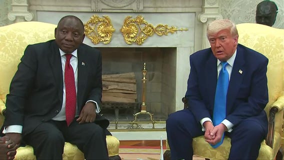 Trump meets with President of the Republic of South Africa