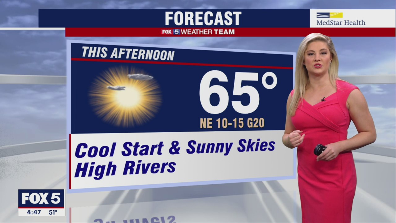 FOX 5 Weather forecast for Monday, May 9