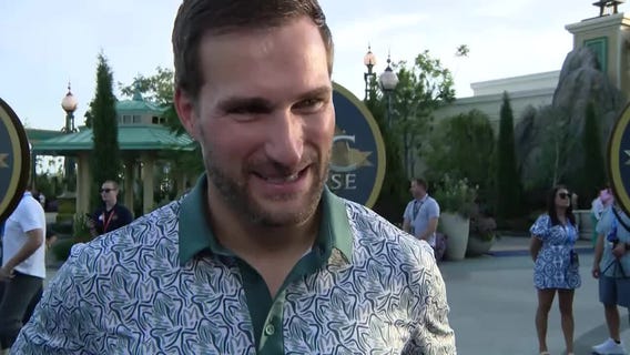 NFL quarterback Kirk Cousins attends Epic Universe opening