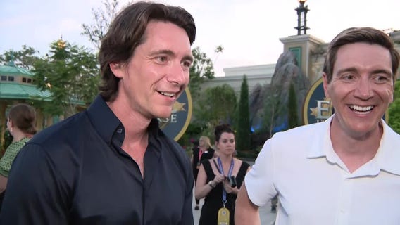 James and Oliver Phelps attend Epic Universe grand opening