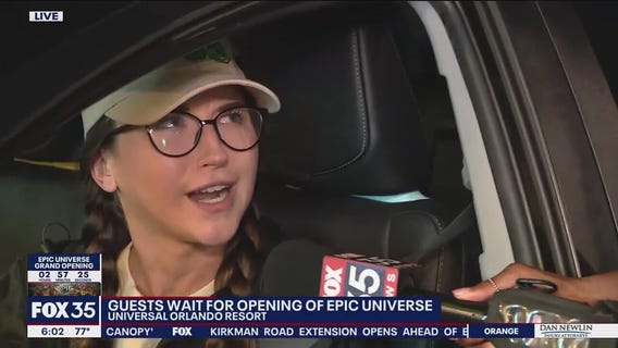 Epic Universe opening: First fans line up