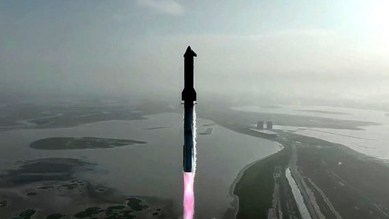 SpaceX launches another Starship rocket