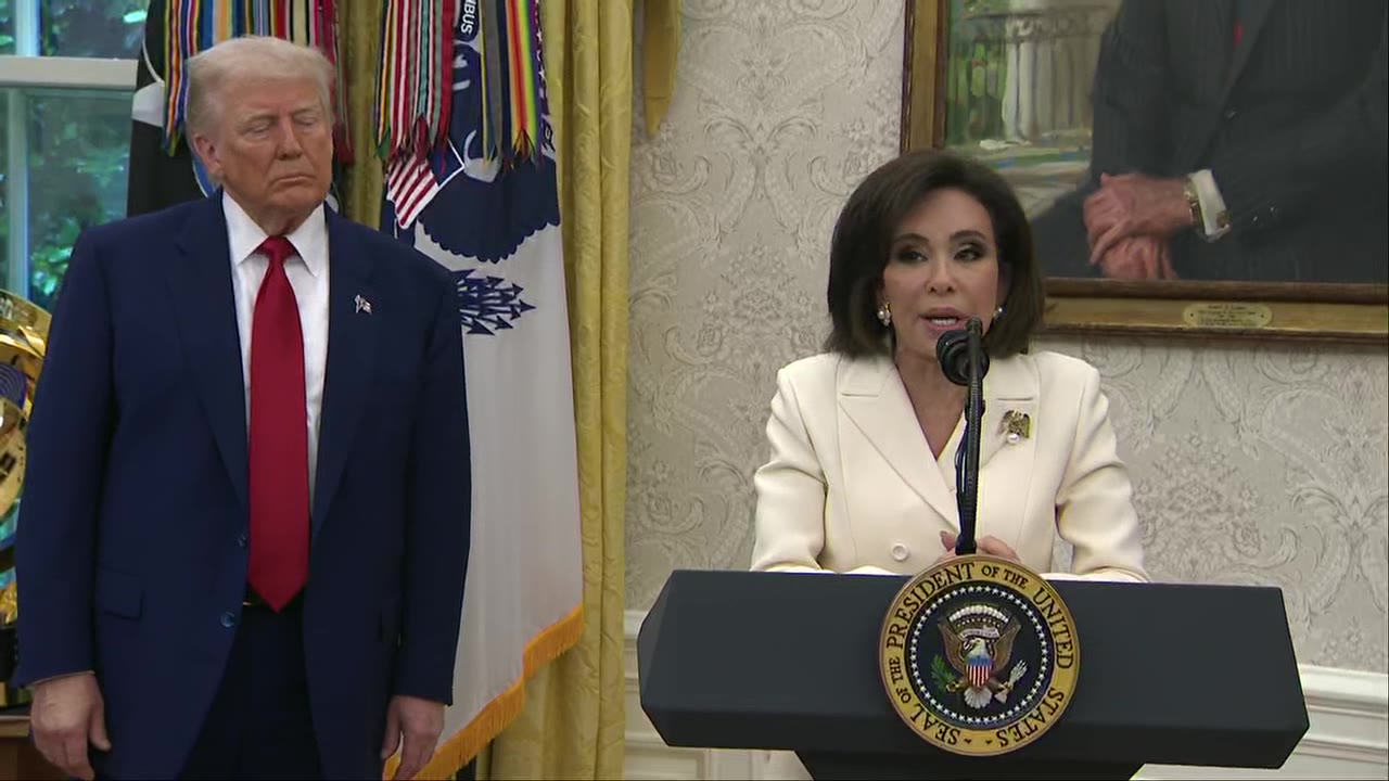 President Trump swears in Jeanine Pirro