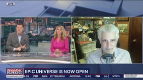 Light crowds at Epic Universe