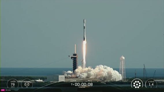 SpaceX launches more satellites into low-Earth orbit