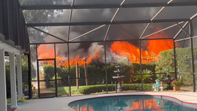 Neighbor saves woman's Sanford home from fire