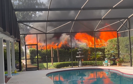 Neighbor saves woman's Sanford home from fire