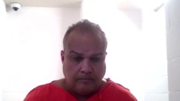 Waiting for suspended Sheriff Marcos Lopez to bond out