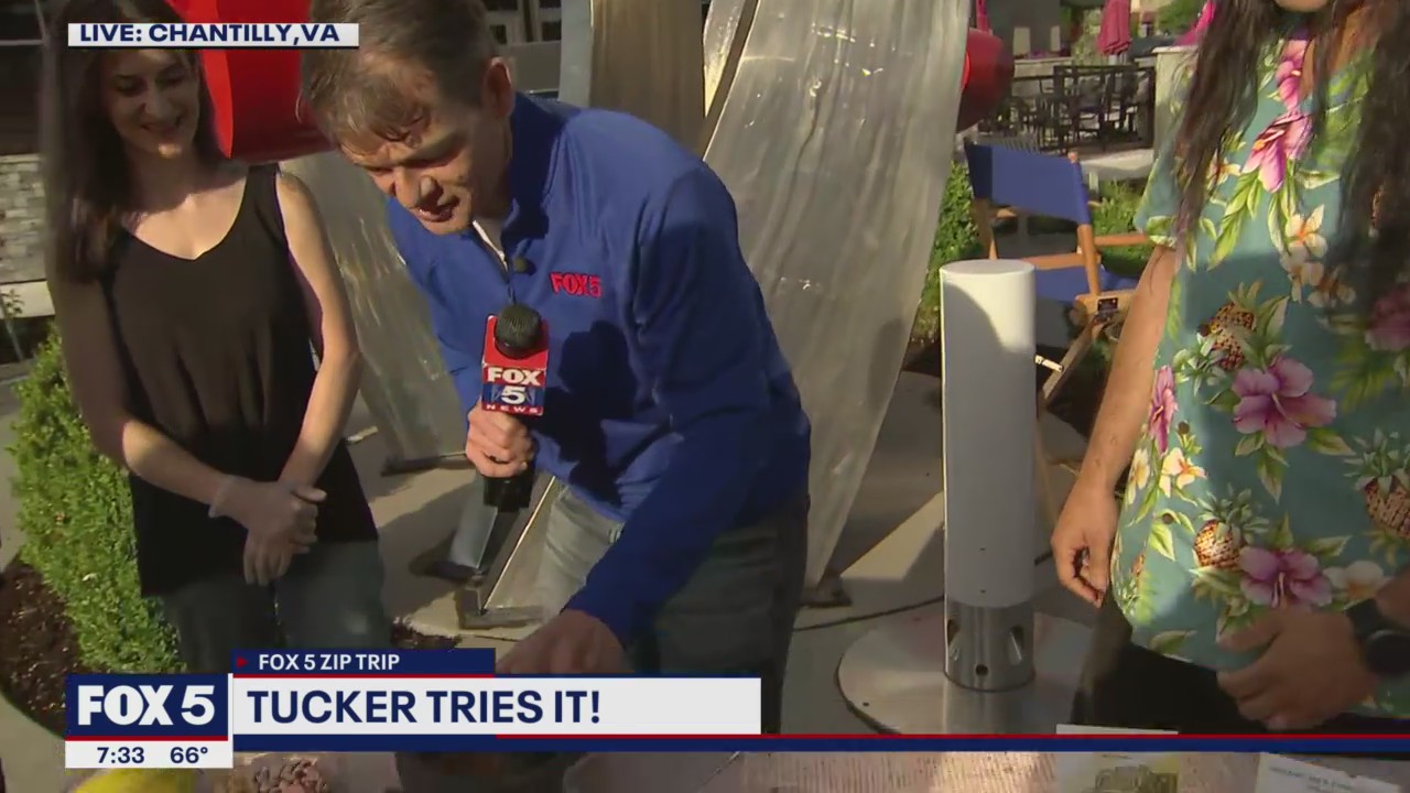 FOX 5 Zip Trip Chantilly: Tucker Tries It!