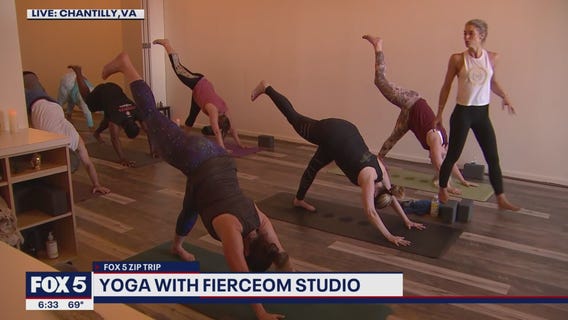 FOX 5 Zip Trip Chantilly: FierceOm Yoga Studio