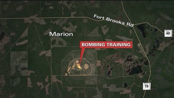 Navy to test bombs in Ocala