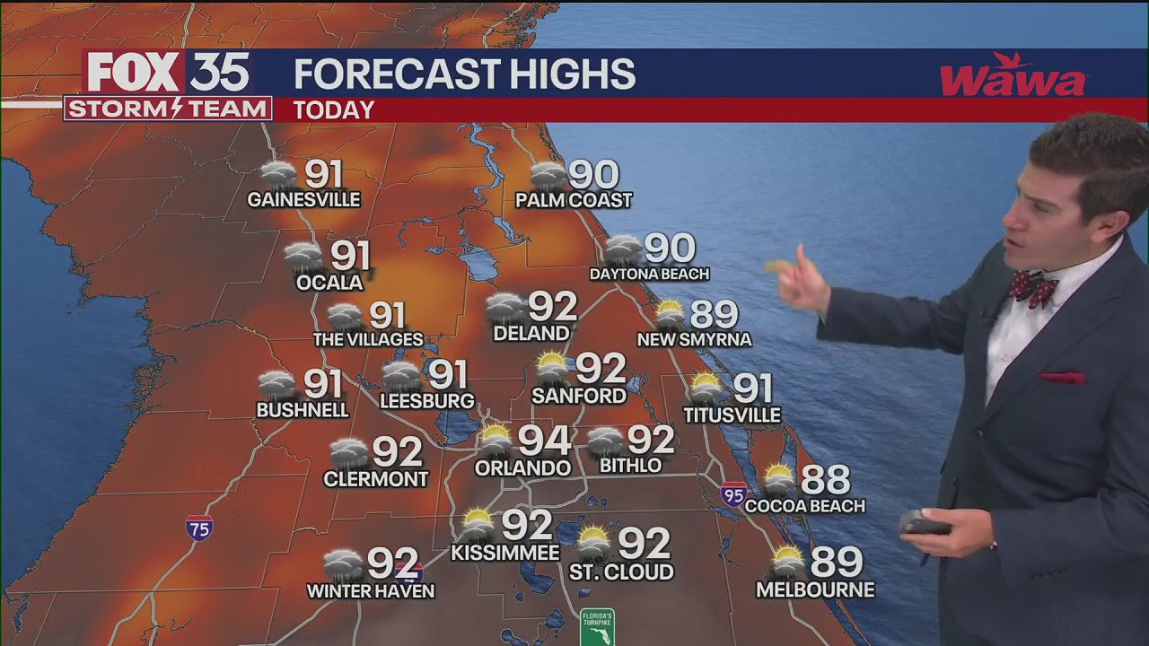 Orlando AM Weather Forecast: June 15, 2025