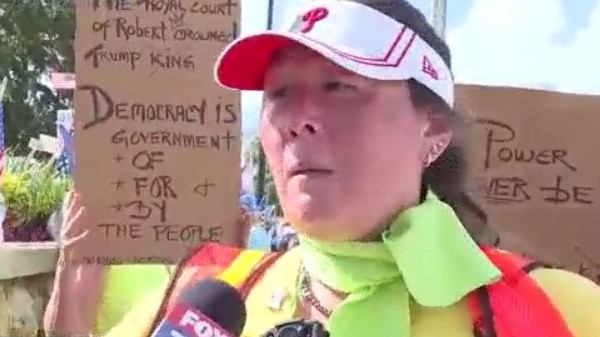 'No Kings' protestor speaks in Daytona Beach