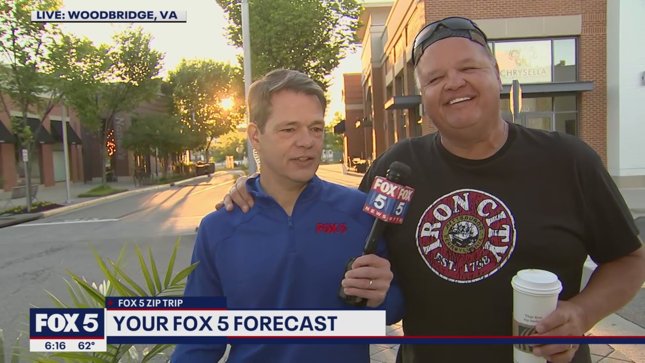 FOX 5 Zip Trip Woodbridge: Tucker making friends!