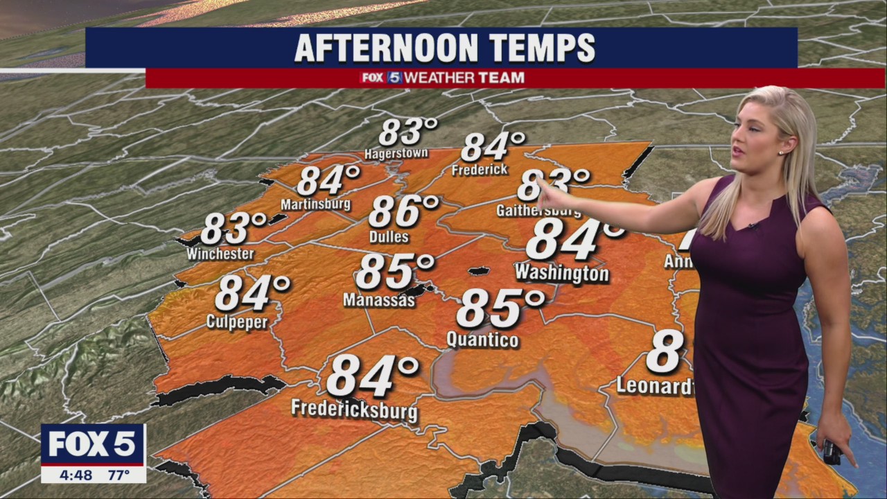 FOX 5 Weather forecast for Tuesday, June 14
