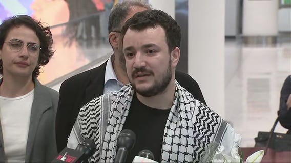 Activist speaks after freed from immigration detention