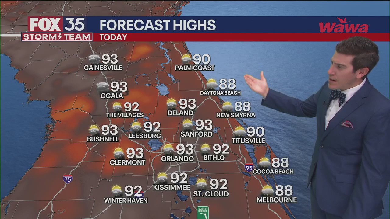 Orlando AM Weather Forecast: June 21, 2025