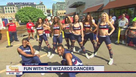 FOX 5 Zip Trip Union Market: Fun with the Wizards Dancers