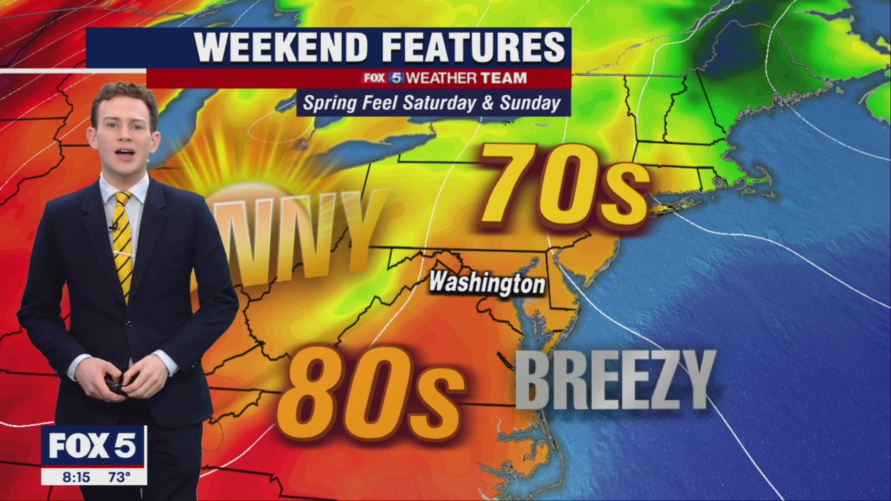 FOX 5 Weather forecast for Saturday, June 18