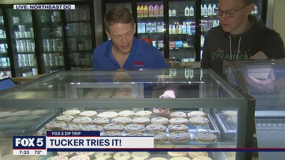 FOX 5 Zip Trip Union Market: Tucker Tries It!