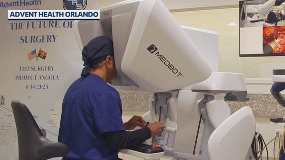 Telerobotic-assisted surgery performed over 7,000 miles away