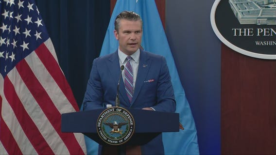 Pete Hegseth speaks on U.S. strikes against Iran