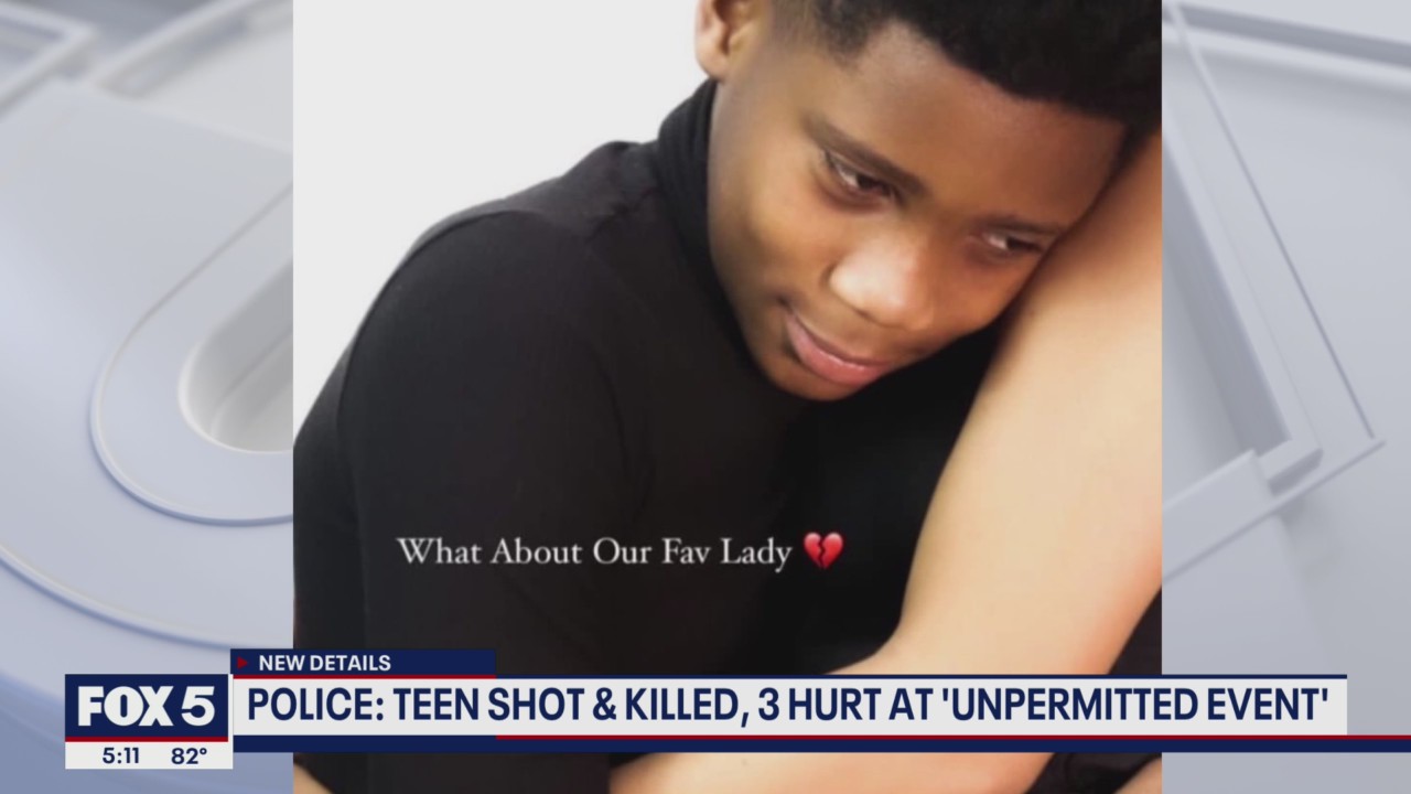 Police: Teen shot & killed, 3 hurt at 'unpermitted event' | FOX 5 DC
