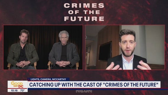 David Cronenberg and cast of 'Crimes of the Future'