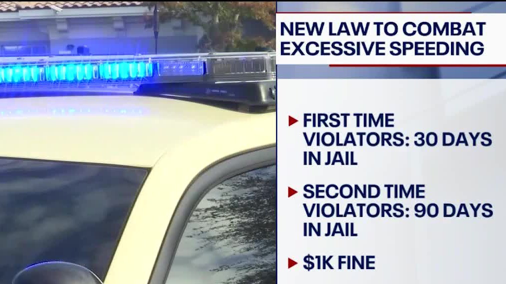 New law targets excessive speeding drivers