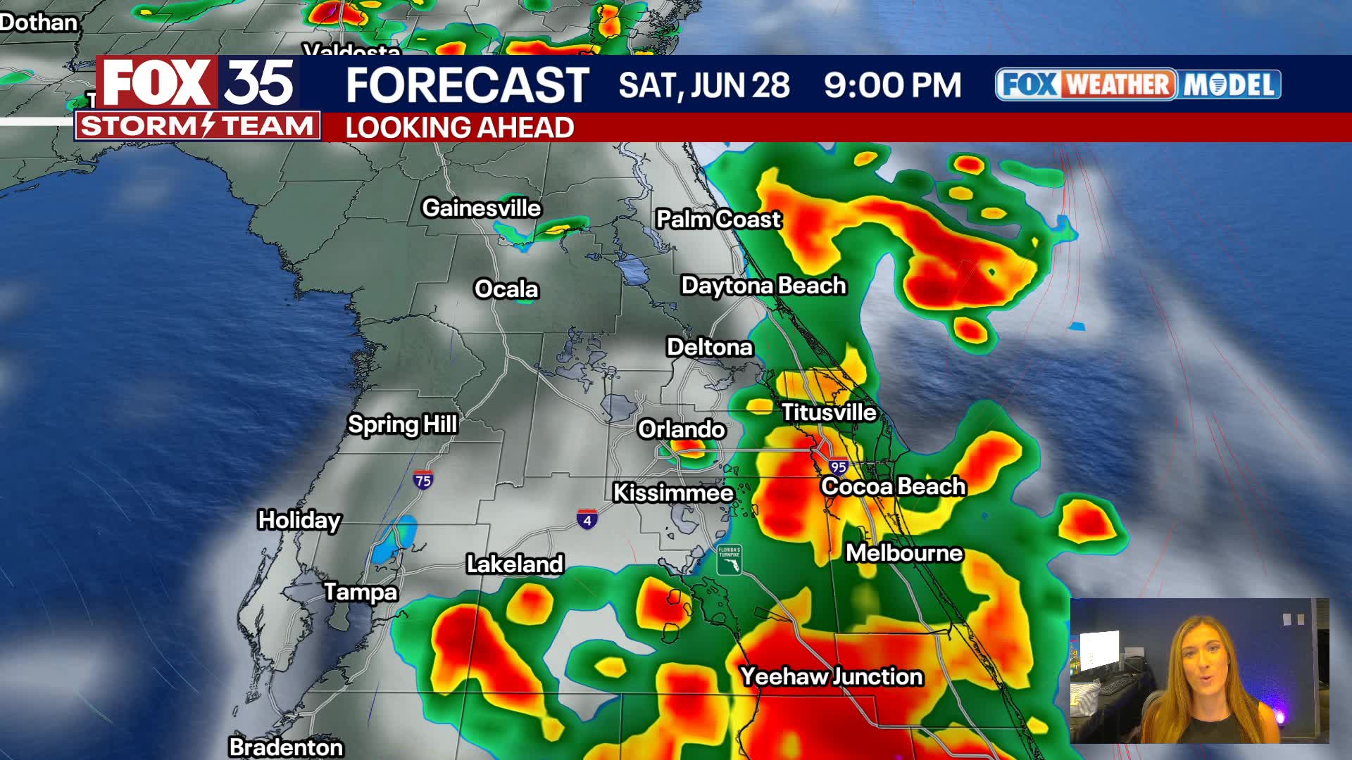 Orlando Weather Forecast PM: June 28, 2025