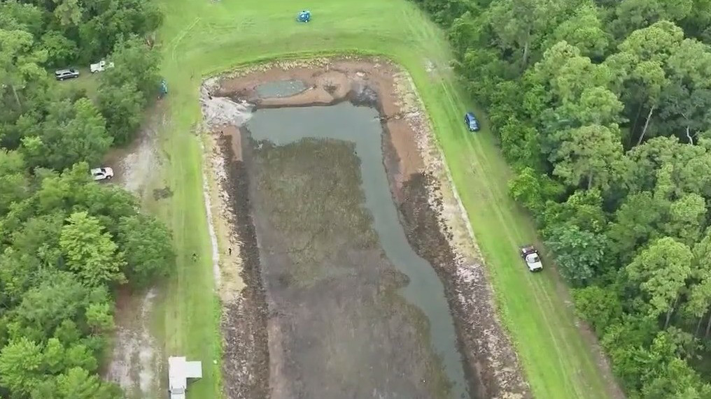 Why law enforcement was searching pond in Volusia County