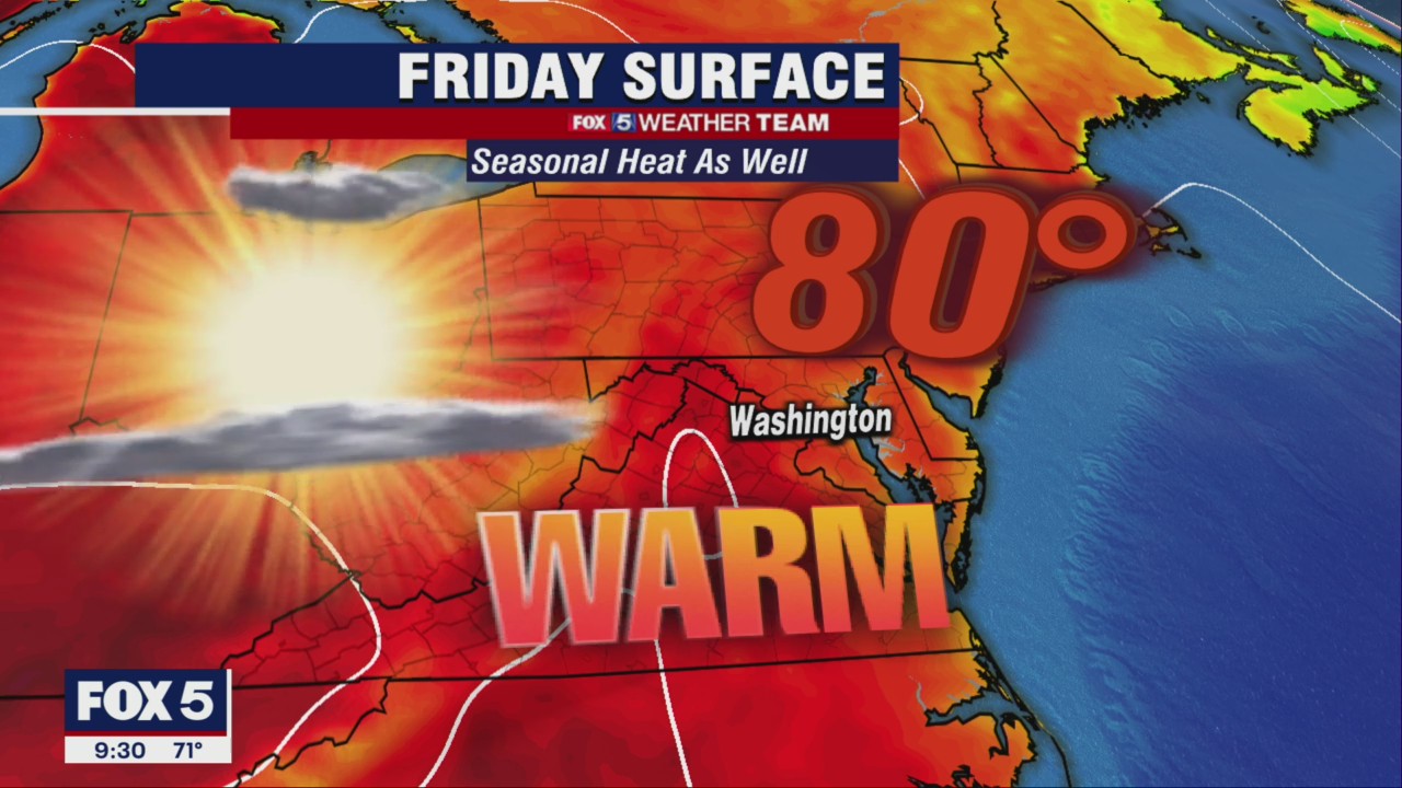 FOX 5 Weather forecast for Friday, June 24