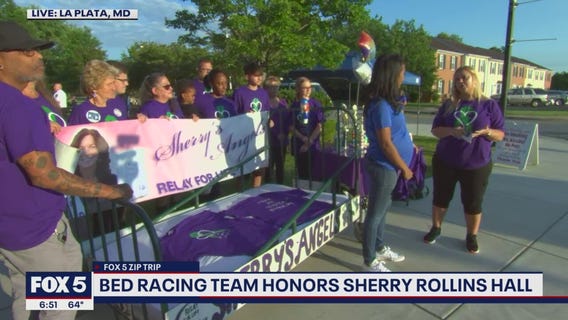 FOX 5 Zip Trip La Plata: Bed Racing Team honors Sherry Rollins Hall