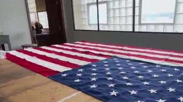 American flag production ramping up