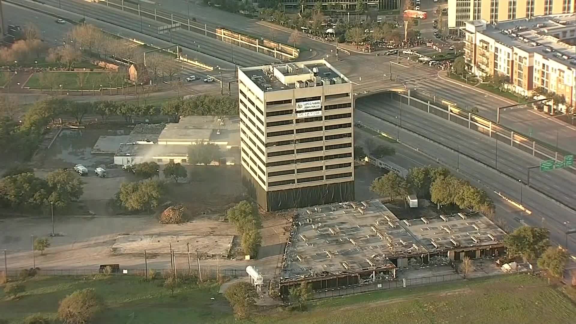 Building implosion fail