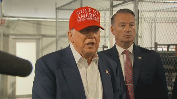 Full tour of 'Alligator Alcatraz': Trump visits Florida ICE detention facility