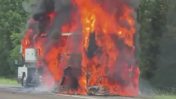 Bus catches fire in Volusia County, causing 55 to be evacuated: Officials
