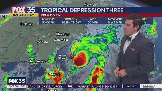 Tropics update: Tropical Depression 3 forms