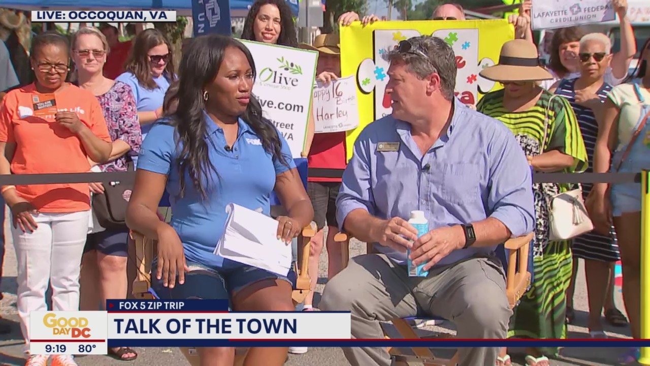 FOX 5 Zip Trip Occoquan: Talk of the Town!