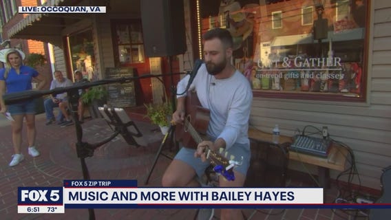 FOX 5 Zip Trip Occoquan: Jamming with Bailey Hayes!
