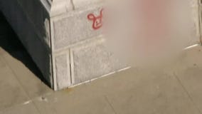 Vandals tag Plymouth Rock with spraypaint
