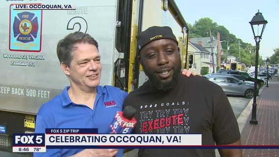 FOX 5 Zip Trip Occoquan: Tucker gets his hat!