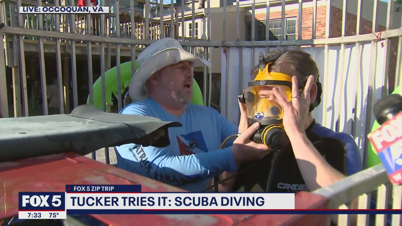 FOX 5 Zip Trip Occoquan: Tucker Tries It!