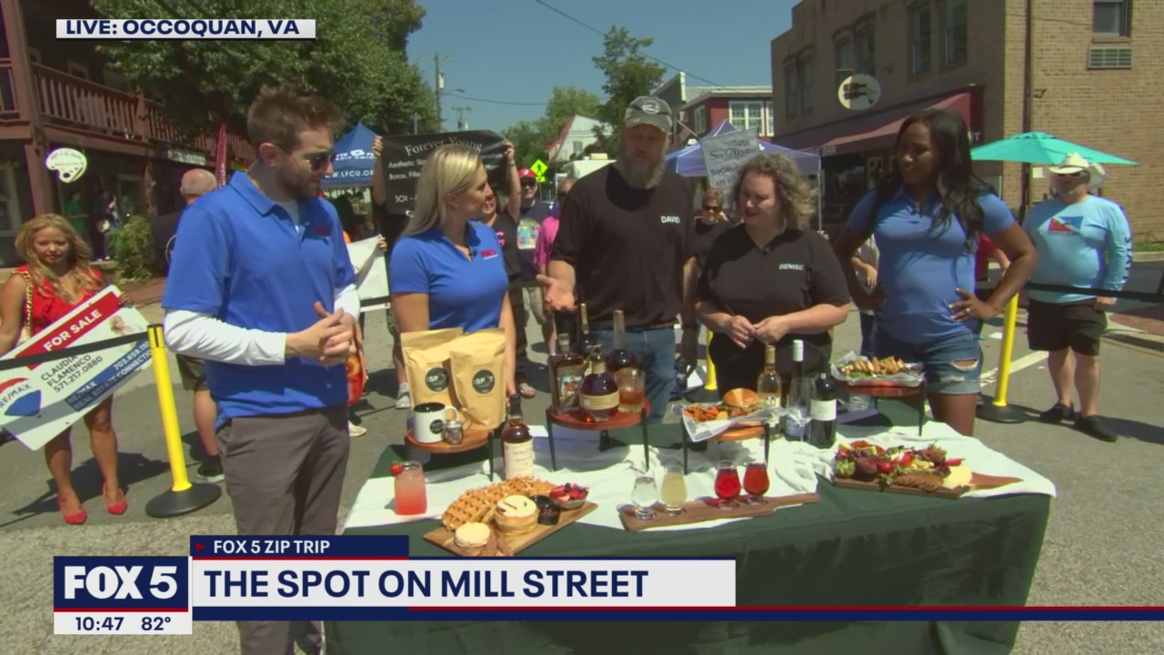 FOX 5 Zip Trip Occoquan: The Spot on Mill Street